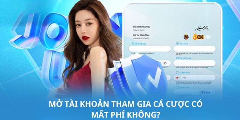 Bạn không mất phí khi thực hiện đăng ký Jun88