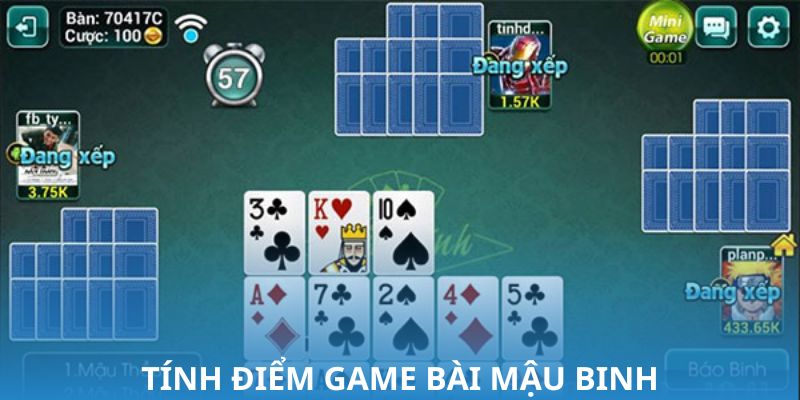 Chia sẻ với hội viên cách tính điểm game bài Mậu Binh