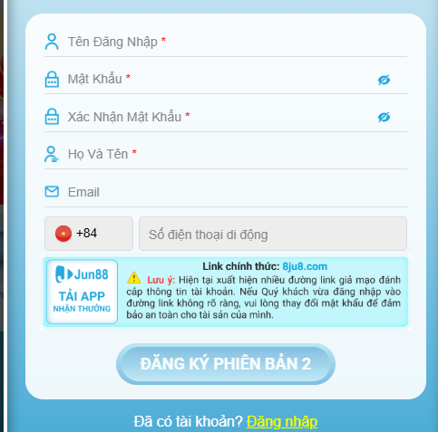 Jun 88 Phiên Bản 2 - Cập Nhật Đột Phá Trải Nghiệm Đỉnh Cao Hướng Dẫn Đăng Ký Và Trải Nghiệm Jun88 Phiên Bản Mới